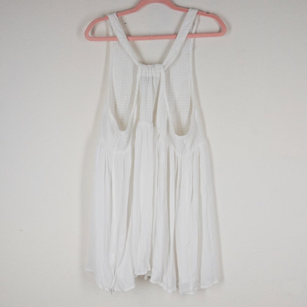 O'NEILL White Flowy Racerback Tank Dress size XL - Picture 2 of 6
